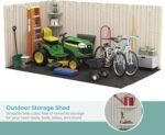 8×10 FT Tremont Resin Shed – Double Doors Vanilla & Slate - Image 4