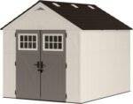 8×10 FT Tremont Resin Shed – Double Doors Vanilla & Slate - Image 10