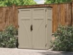 54 Cu Ft Vertical Plastic Shed – Durable Outdoor Storage Unit - Image 14