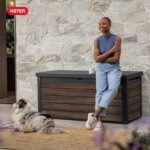 150 Gal Resin Deck Box – Signature Outdoor Storage Rosewood - Image 11